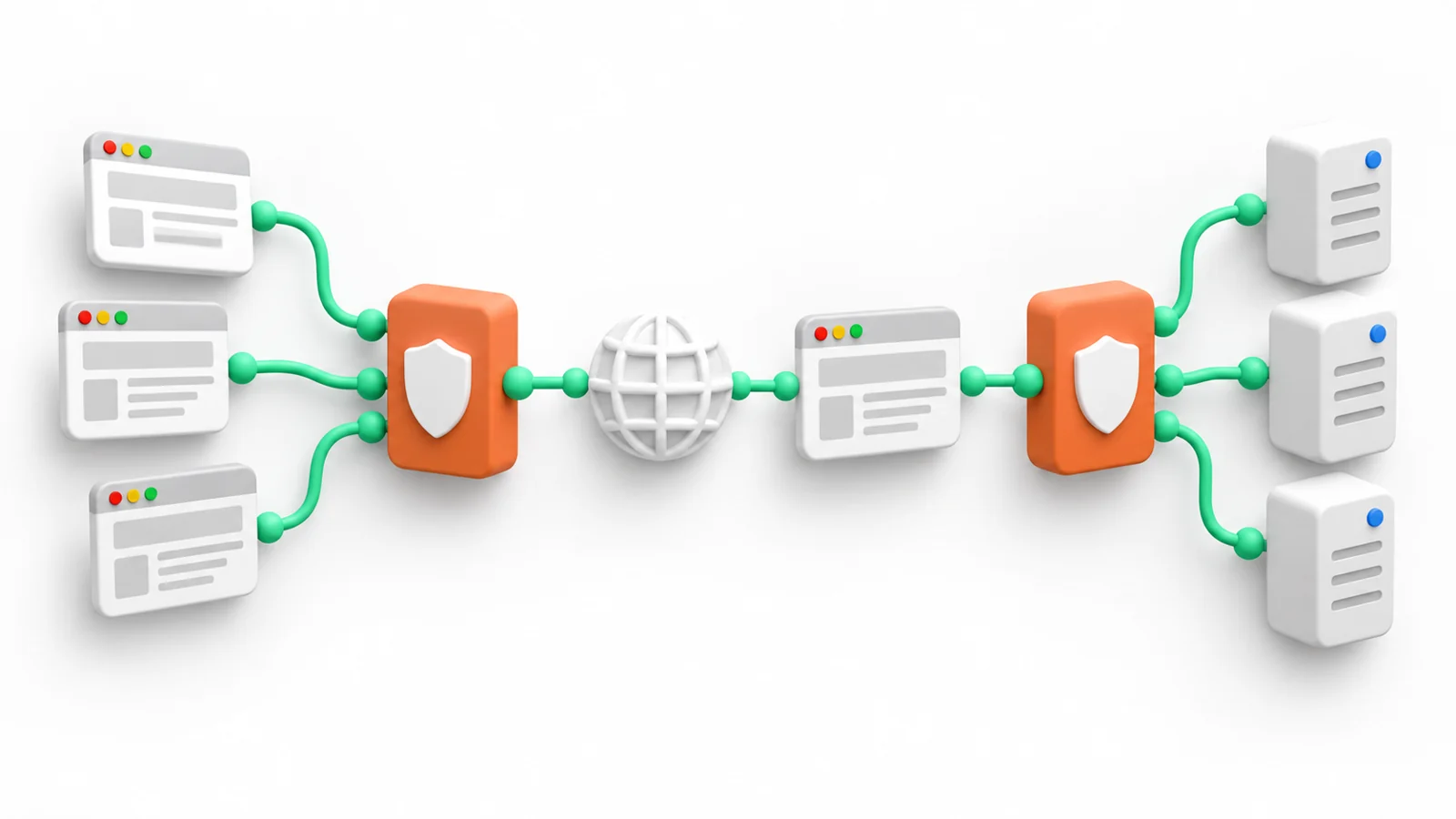 Forward vs reverse proxy: where does it sit?